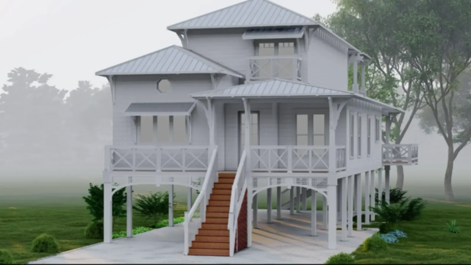 Custom home built by Maverick Remodeling